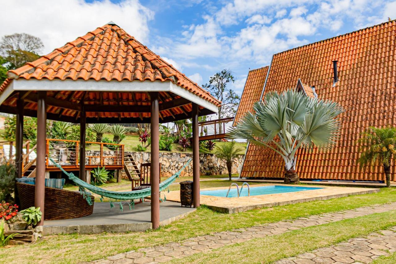 Pousada Chale Sol Nascente Santo Antonio do Pinhal Bagian luar foto