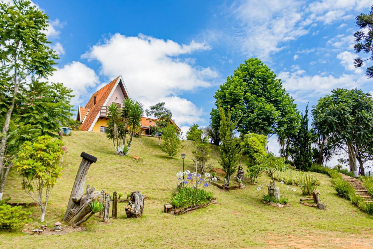 Pousada Chale Sol Nascente Santo Antonio do Pinhal Bagian luar foto